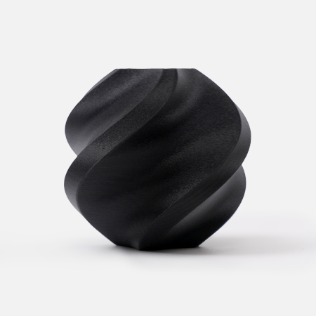 3D-prinditud ese mustast bioplastist